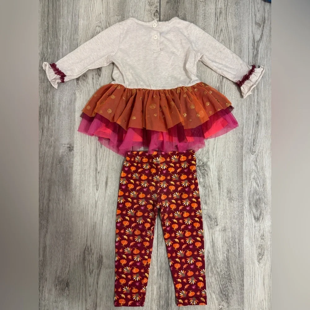Little Lass Turkey Thanksgiving Tutu Set